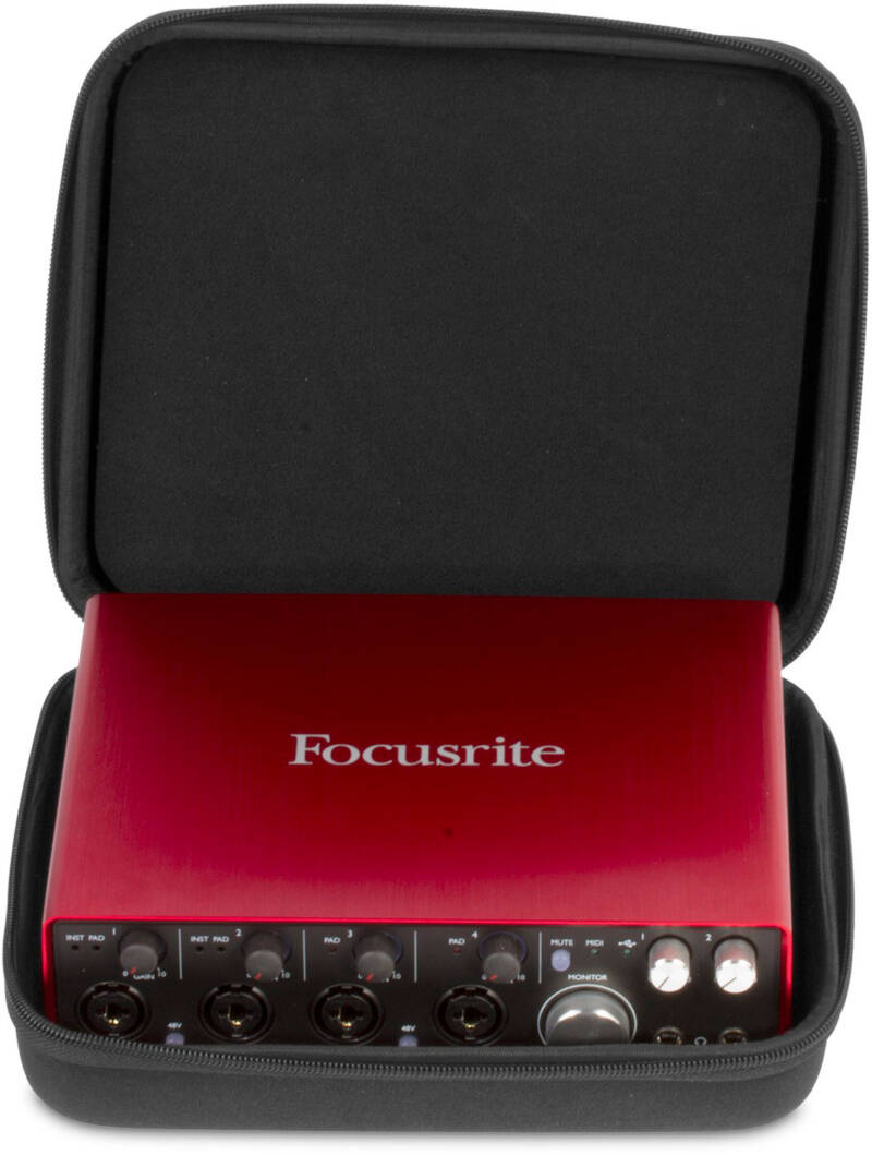 U8460BL - CREATOR FOCUSRITE SCARLETT2 2I4/ 6I6/ 18I8/ CLARETT 2PRE HARDCASE BLACK