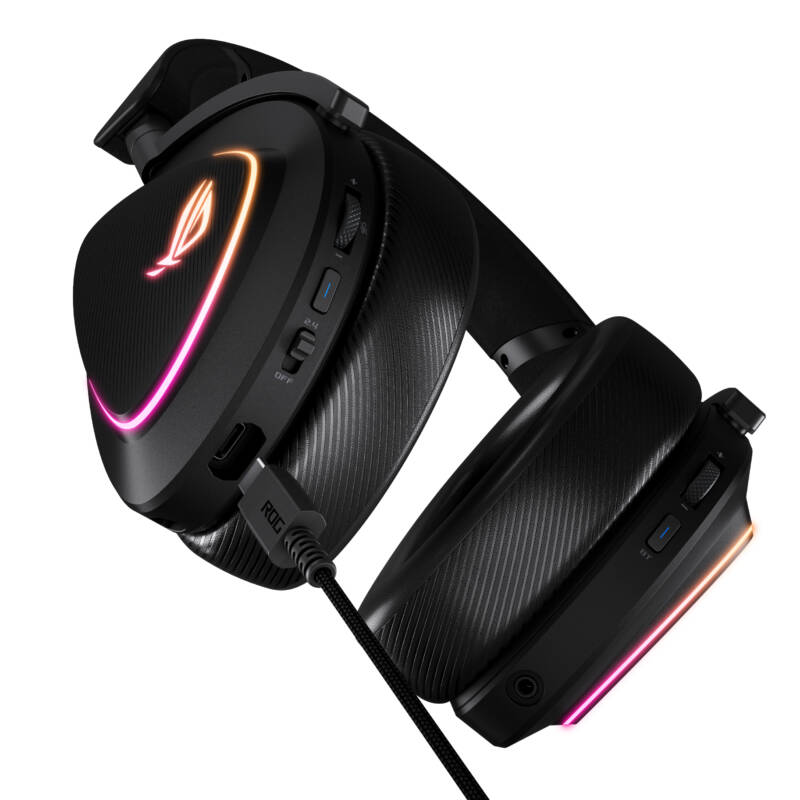 ROG DELTA II Auriculares Inalámbrico y alámbrico Diadema Juego USB Tipo C Bluetooth Negro - Imagen 6