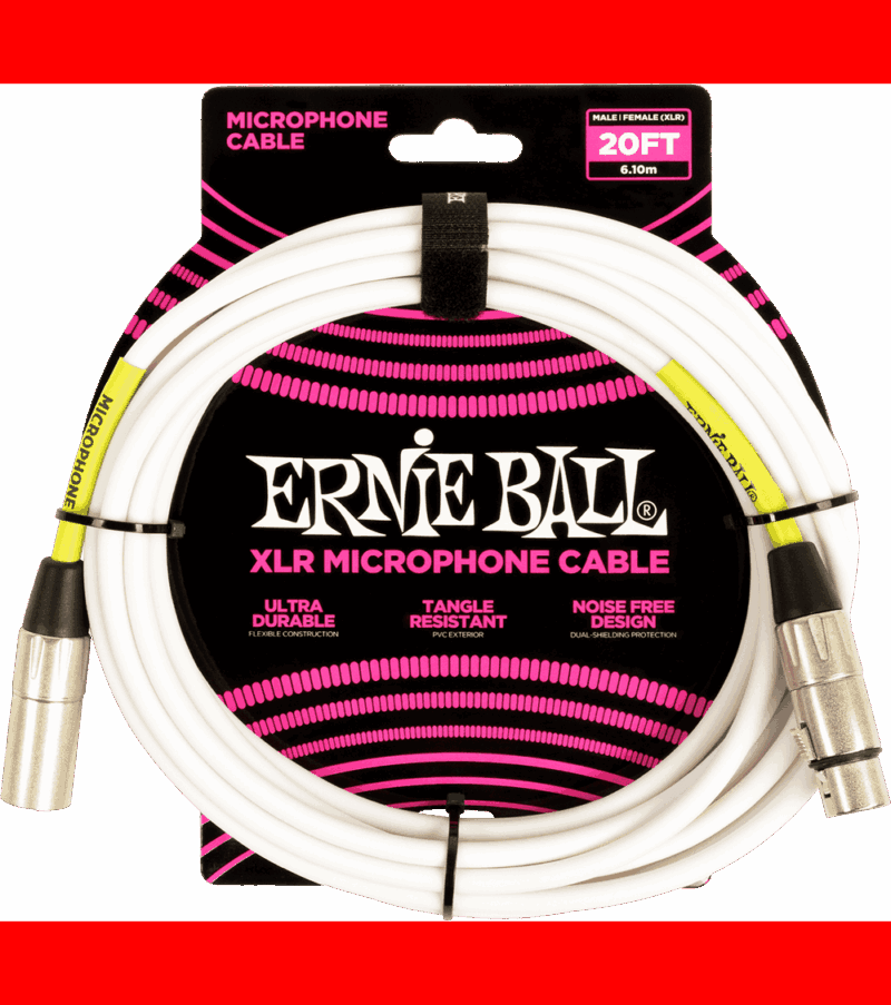 CABLE MICRÓFONO EB CLASSIC XLR-XLR BLANCO- 6 m