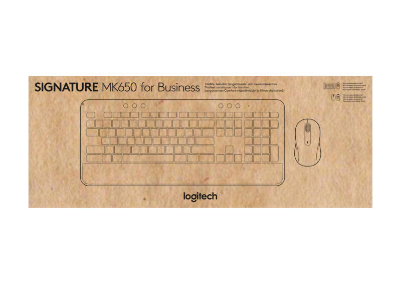 Signature MK650 Combo For Business teclado Ratón incluido Oficina Bluetooth QWERTY Español Grafito - Imagen 5