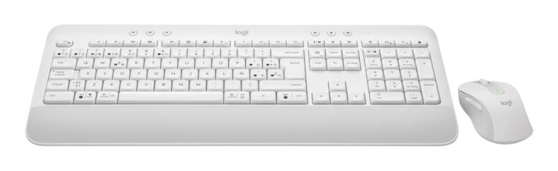 Signature MK650 Combo For Business teclado Ratón incluido Oficina RF Wireless + Bluetooth QWERTY Español Blanco - Imagen 2