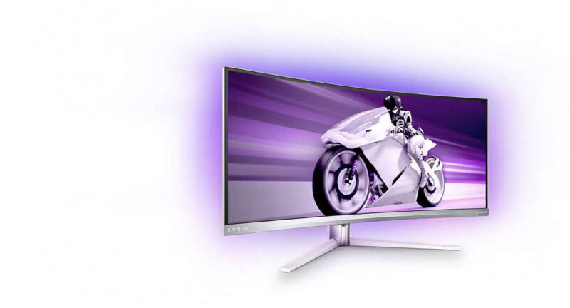 34M2C8600/00 pantalla para PC 86,4 cm (34") 3440 x 1440 Pixeles Wide Quad HD OLED Blanco - Imagen 5