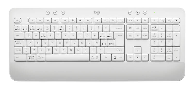 Signature MK650 Combo For Business teclado Ratón incluido Oficina RF Wireless + Bluetooth QWERTY Español Blanco - Imagen 4