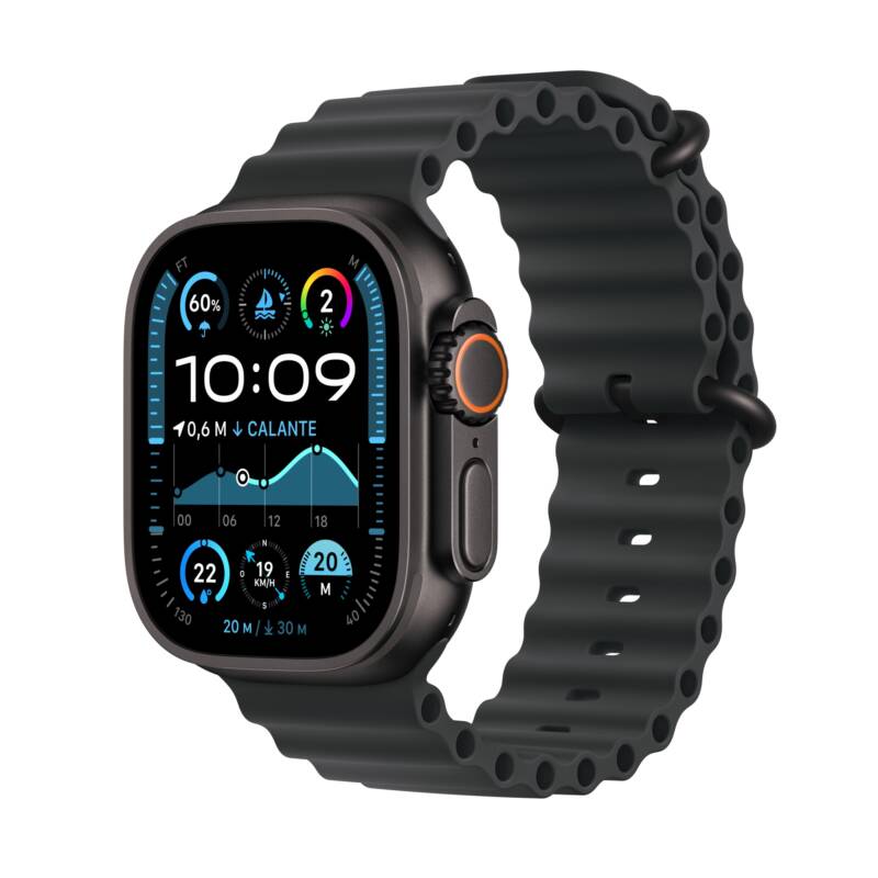 Watch Ultra 2 OLED 49 mm Digital 410 x 502 Pixeles Pantalla táctil 4G Negro Wifi GPS (satélite)