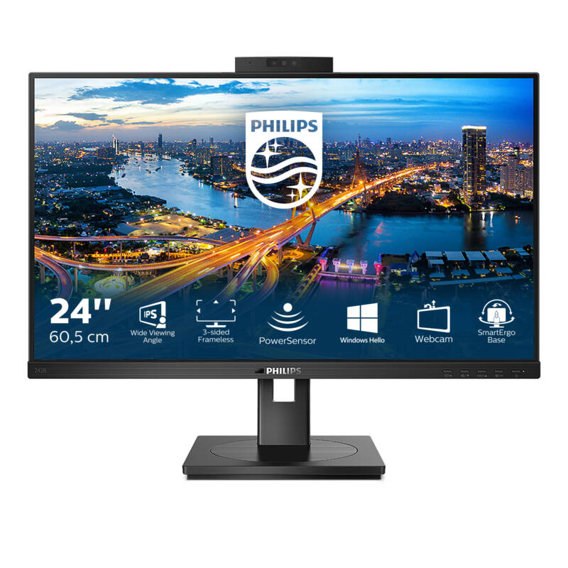 B Line 242B1H/00 LED display 60,5 cm (23.8") 1920 x 1080 Pixeles Full HD Negro - Imagen 2