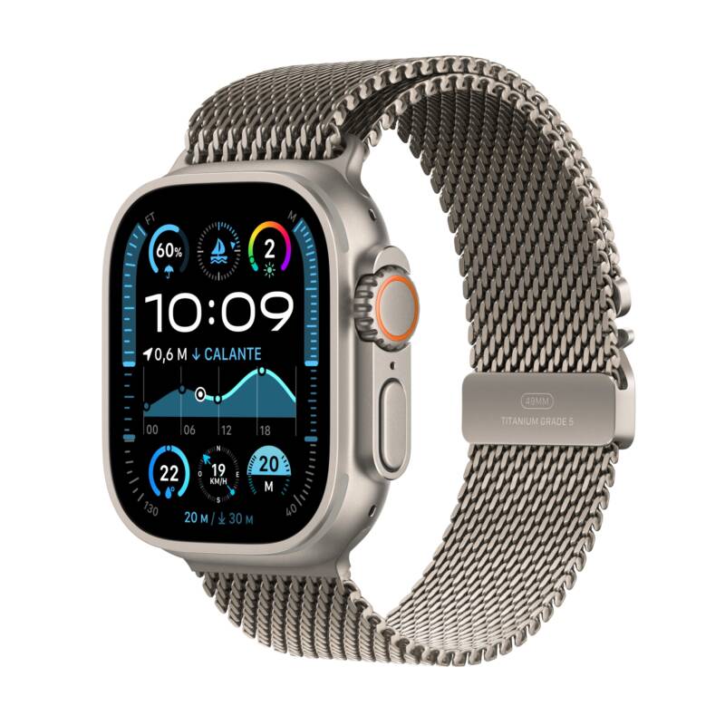 Watch Ultra 2 OLED 49 mm Digital 410 x 502 Pixeles Pantalla táctil 4G Titanio Wifi GPS (satélite)