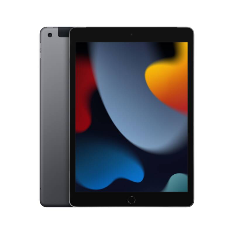 iPad , 10.2" LED, 2160 x 1620, A13 Bionic, 256GB, 802.11ac Wi-Fi 5, LTE, Bluetooth 4.2, Touch ID, 8MP + 12MP, iPadOS