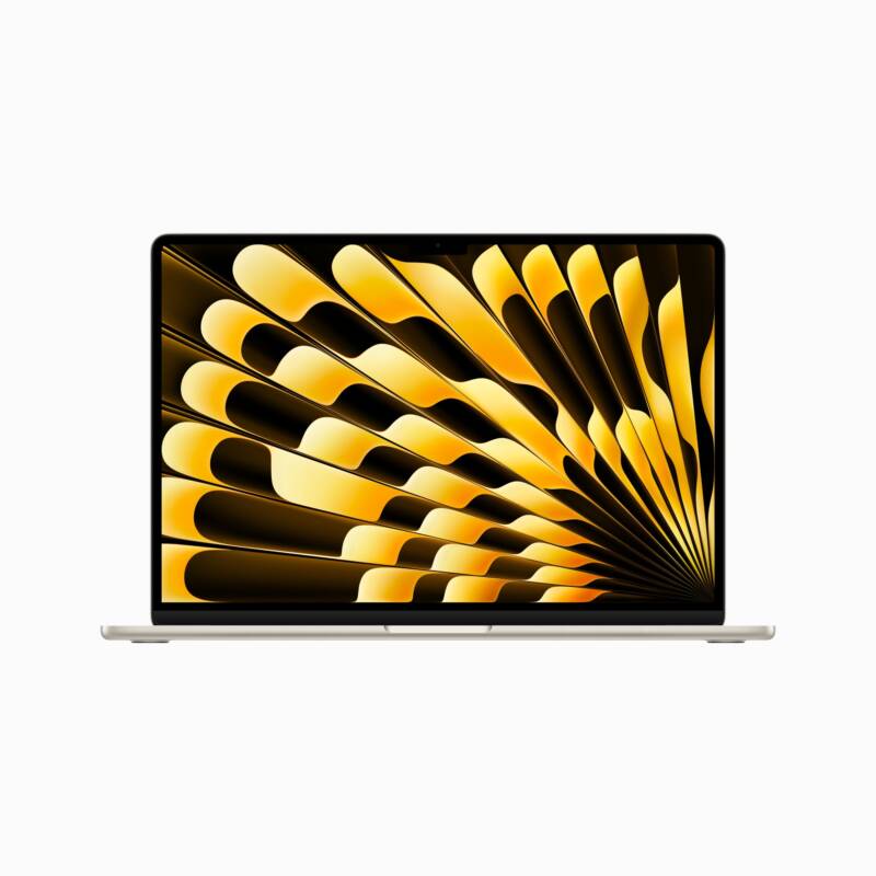 MacBook Air M2 Portátil 38,9 cm (15.3") Apple M 8 GB 512 GB SSD Wi-Fi 6 (802.11ax) macOS Ventura Beige