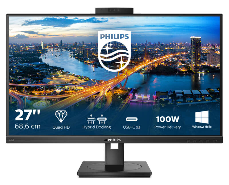 B Line 276B1JH/00 pantalla para PC 68,6 cm (27") 2560 x 1440 Pixeles Quad HD LCD Negro - Imagen 2