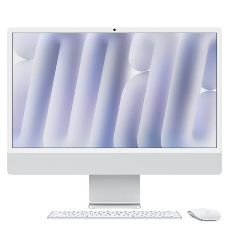 iMac Apple M M4 59,7 cm (23.5") 4480 x 2520 Pixeles PC todo en uno 16 GB 256 GB SSD macOS Sequoia Wi-Fi 6E (802.11ax) Plata