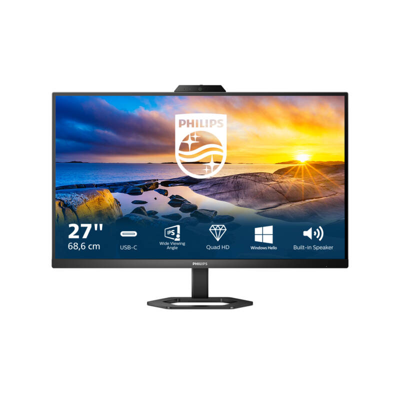 5000 series 27E1N5600HE/00 pantalla para PC 68,6 cm (27") 2560 x 1440 Pixeles Quad HD LCD Negro - Imagen 2