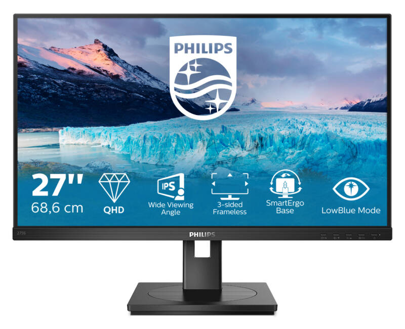 S Line 275S1AE/00 LED display 68,6 cm (27") 2560 x 1440 Pixeles 2K Ultra HD LCD Negro - Imagen 2