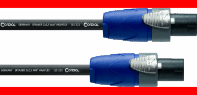 Cable Altavoz Speakon 2 polos 5m