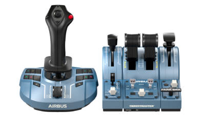 TCA Captain Pack X Airbus Edition Negro, Gris USB Joystick/Palanca de control lateral + cuadrante de aceleración Analógico PC, Xbox