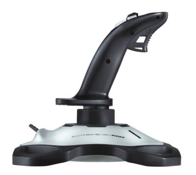 942-000031 mando y volante Negro, Blanco USB 2.0 Palanca de mando Digital PC