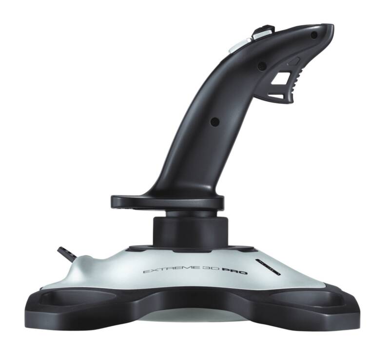 942-000031 mando y volante Negro, Blanco USB 2.0 Palanca de mando Digital PC