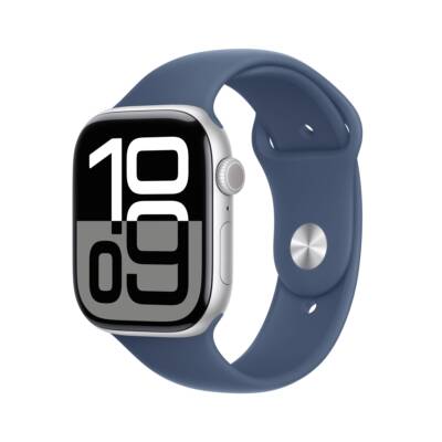 Watch Series 10 OLED 46 mm Digital 416 x 496 Pixeles Pantalla táctil Plata Wifi GPS (satélite)