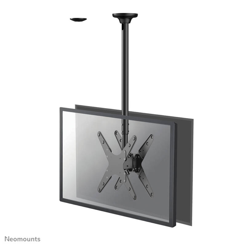 FPMA-C340DBLACK Soporte de techo para doble monitor/TV 32-75" - alt. 106-156 cm