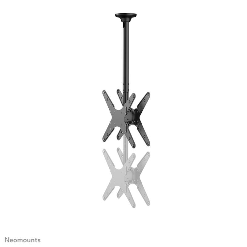 FPMA-C340DBLACK Soporte de techo para doble monitor/TV 32-75" - alt. 106-156 cm - Imagen 3