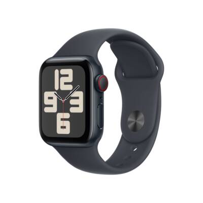 Watch SE OLED 40 mm Digital 324 x 394 Pixeles Pantalla táctil 4G Negro Wifi GPS (satélite)