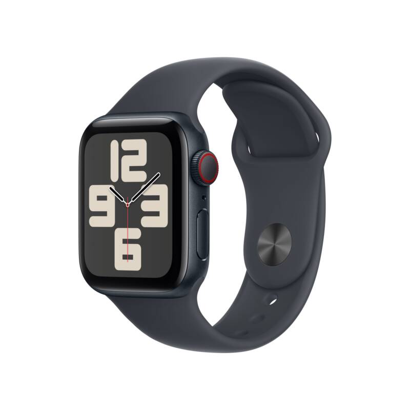 Watch SE OLED 40 mm Digital 324 x 394 Pixeles Pantalla táctil 4G Negro Wifi GPS (satélite)