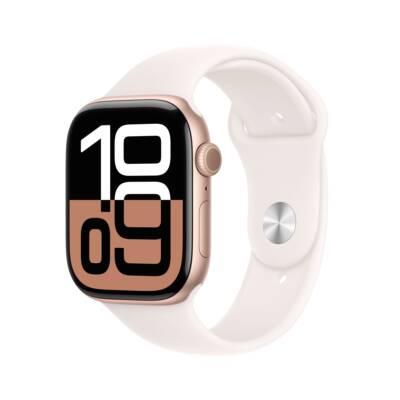 Watch Series 10 OLED 46 mm Digital 416 x 496 Pixeles Pantalla táctil Oro rosa Wifi GPS (satélite)