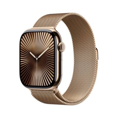 Watch Series 10 OLED 46 mm Digital 416 x 496 Pixeles Pantalla táctil 4G Oro Wifi GPS (satélite)
