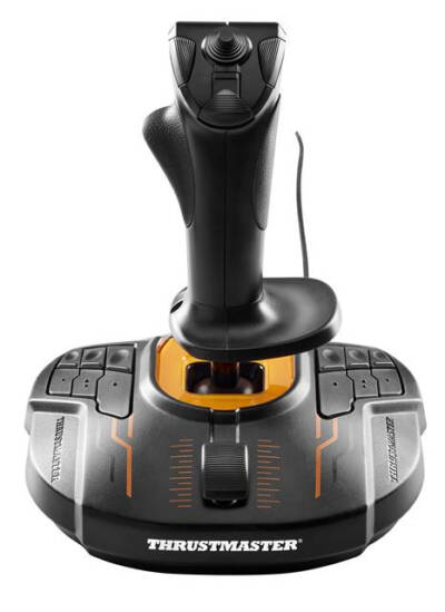 T-16000M FC S Negro, Naranja USB Palanca de mando Analógico/Digital PC