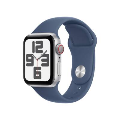 Watch SE OLED 40 mm Digital 324 x 394 Pixeles Pantalla táctil 4G Plata Wifi GPS (satélite)