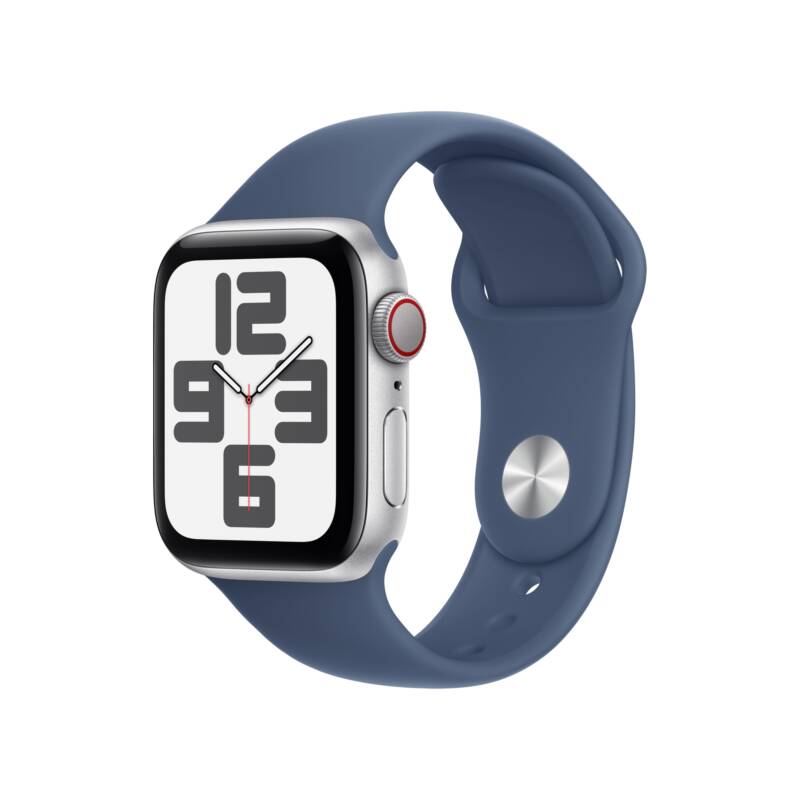 Watch SE OLED 40 mm Digital 324 x 394 Pixeles Pantalla táctil 4G Plata Wifi GPS (satélite)