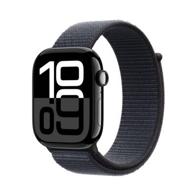 Watch Series 10 OLED 46 mm Digital 416 x 496 Pixeles Pantalla táctil Negro Wifi GPS (satélite)