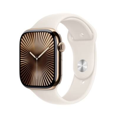 Watch Series 10 OLED 46 mm Digital 416 x 496 Pixeles Pantalla táctil 4G Oro Wifi GPS (satélite)