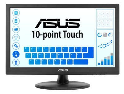 Touch VT169HE pantalla para PC 39,6 cm (15.6") 1920 x 1080 Pixeles Full HD LED Pantalla táctil Mesa Negro