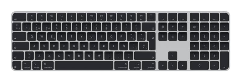Magic teclado Universal USB + Bluetooth QWERTY Español Negro