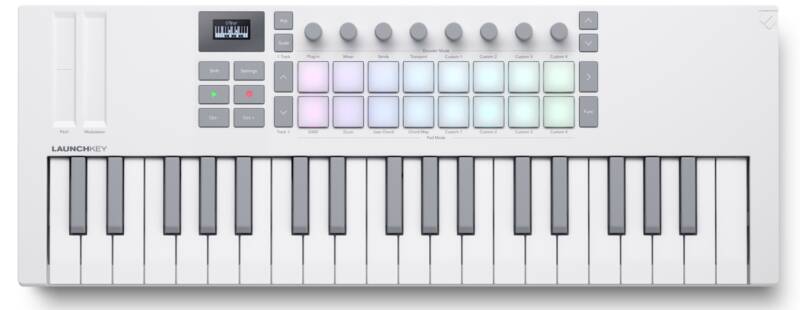 LAUNCHKEY MINI 37MK4 WHITE - Imagen 5