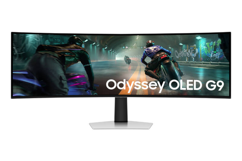 S49DG910SU pantalla para PC 124,5 cm (49") 5120 x 1440 Pixeles Dual QHD OLED Plata - Imagen 2