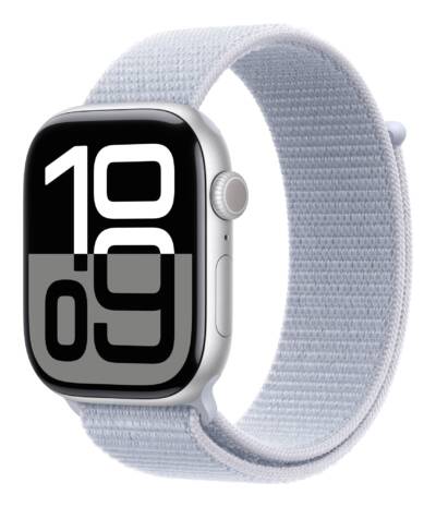 Watch Series 10 OLED 46 mm Digital 416 x 496 Pixeles Pantalla táctil Plata Wifi GPS (satélite)