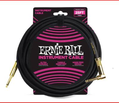 INSTRUMENTO TRENZADO JACK-JACK SA Negro / Negro - 7,62m