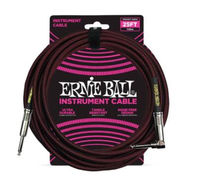 INSTRUMENTO TRENZADO JACK-JACK SA Negro/Rojo - 7,62m