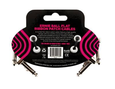 CABLES PACTH FLAT RIBBON 3? NEGRO -PACK 3