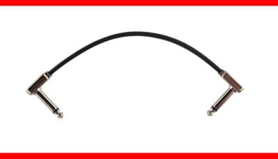 CABLE ERNIEBALL FLAT RIBBON PATCH 15 cm Black