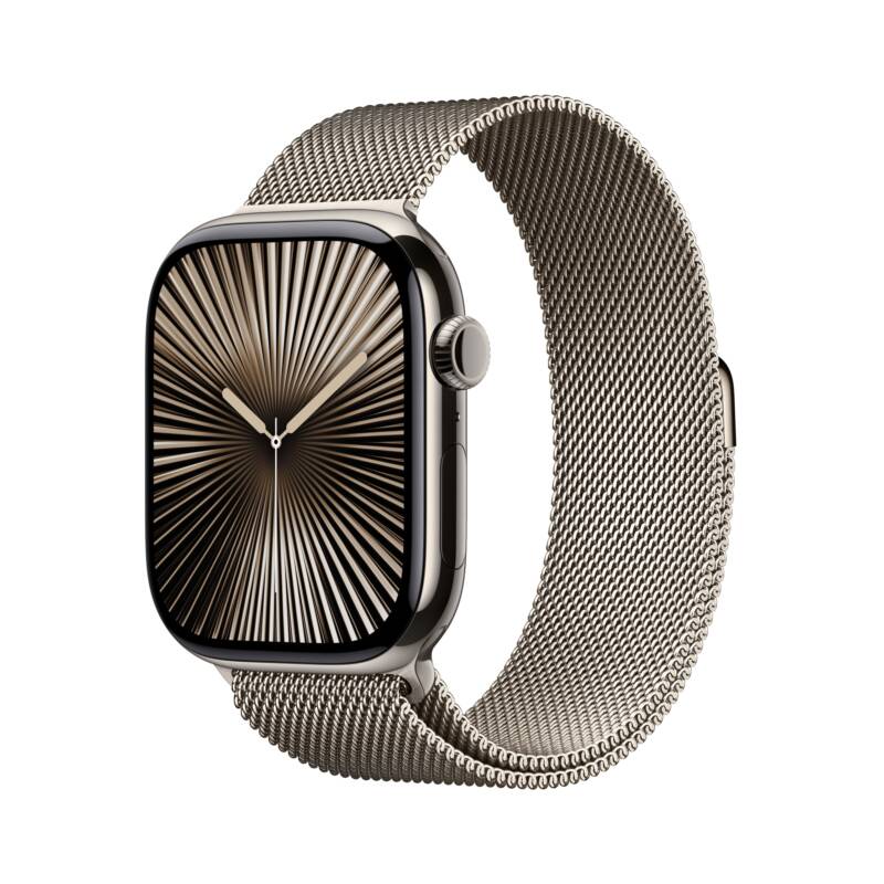 Watch Series 10 OLED 46 mm Digital 416 x 496 Pixeles Pantalla táctil 4G Titanio Wifi GPS (satélite)