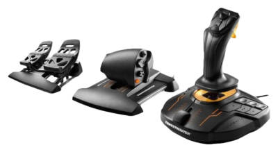 T-16000M FCS Flight Pack Negro USB Palanca de mando Analógico/Digital MAC, PC