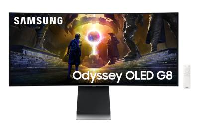 G85SD pantalla para PC 86,4 cm (34") 3440 x 1440 Pixeles UltraWide Quad HD OLED Plata