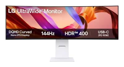 49U950A-W pantalla para PC 124,5 cm (49") 5120 x 1440 Pixeles Dual QHD LED Negro, Blanco