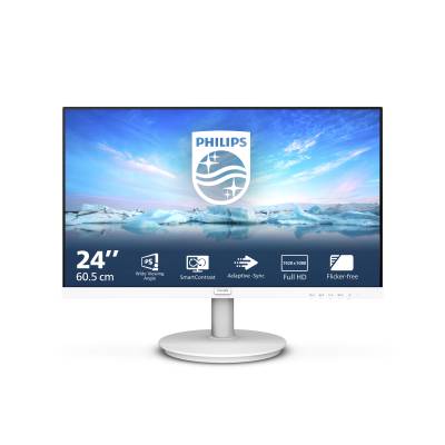 V Line 241V8AW/00 pantalla para PC 60,5 cm (23.8") 1920 x 1080 Pixeles Full HD LCD Blanco