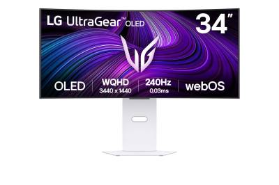 34GX90SA-W pantalla para PC 86,4 cm (34") 3440 x 1440 Pixeles Wide Quad HD OLED Blanco