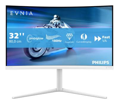 Evnia 5000 32M2C5501/00 pantalla para PC 80 cm (31.5") 2560 x 1440 Pixeles Quad HD LCD Blanco