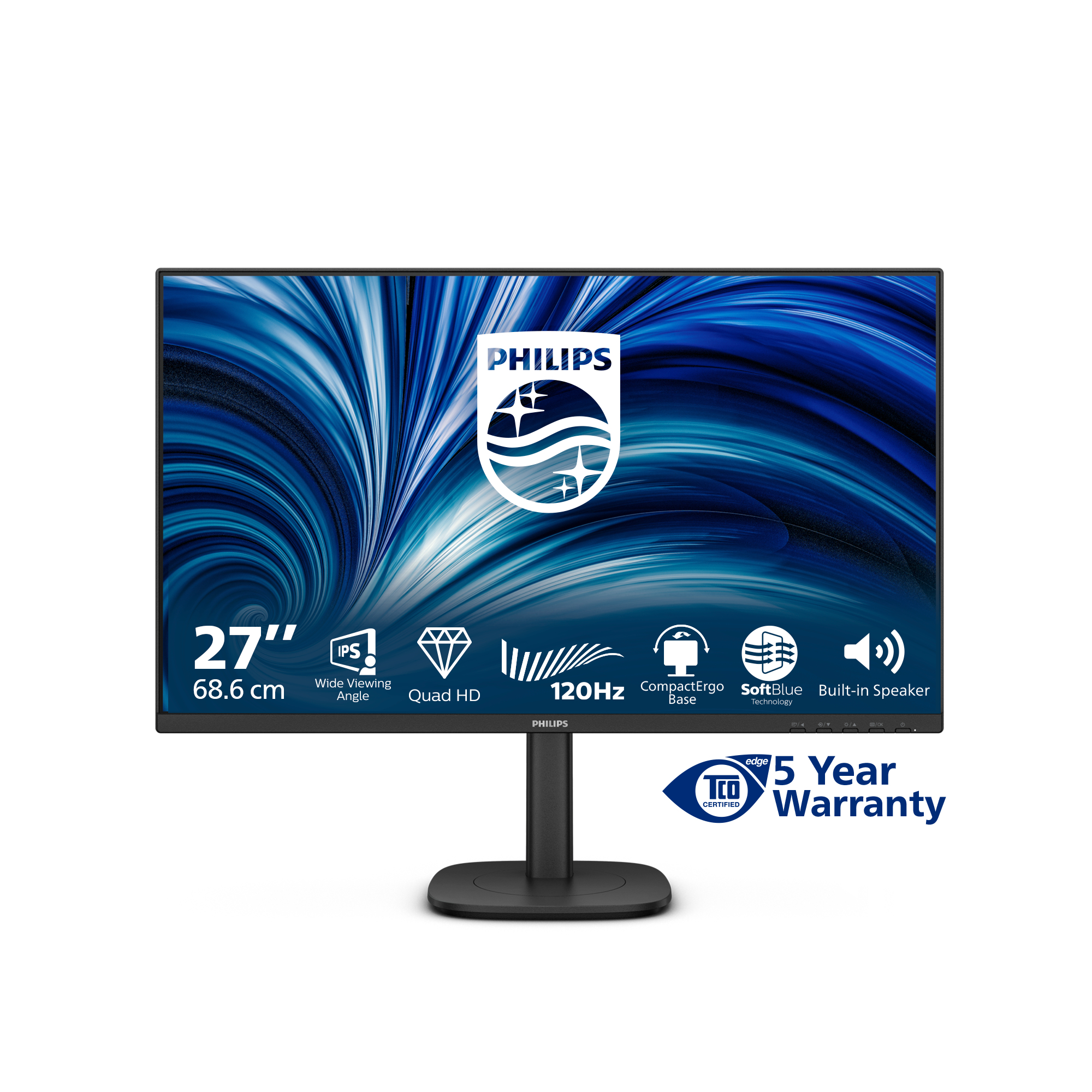 27B2N3500J/00 pantalla para PC 68,6 cm (27") 2560 x 1440 Pixeles 2K LCD Negro - Imagen 3