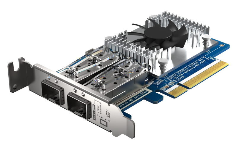 QNAP QXG-25G2SF-E810 Tarjeta de red doble puerto 25GbE SFP28 - Imagen 4